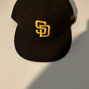 Black Cap with Yellow Logo